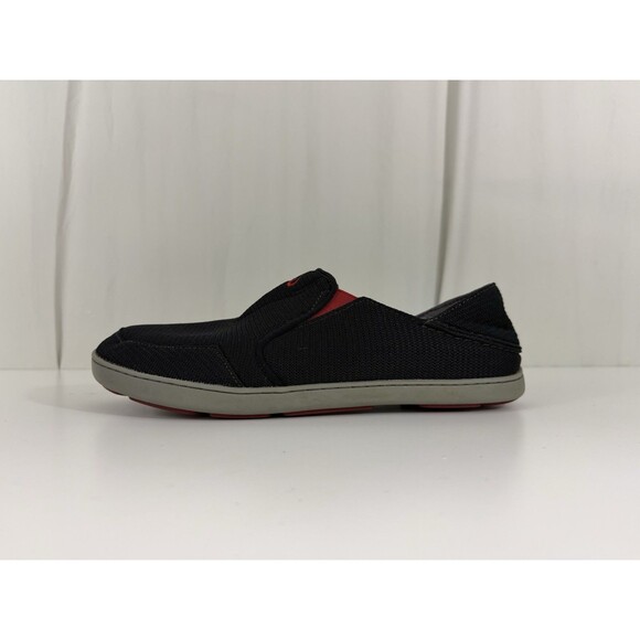 OluKai Nohea Mesh Black Slip-On Foldable Heel Comfort Loafer Shoes Men’s US 12 main image 8